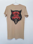 Death Wolf Tall Tee(Tan)