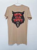 Death Wolf Tall Tee(Tan)